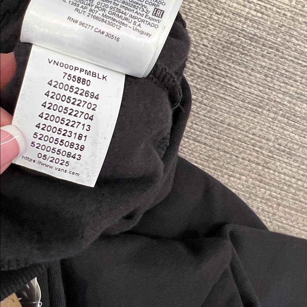 NWT Vans Shining Black Full-Zip Hoodie - Picture 11 of 12
